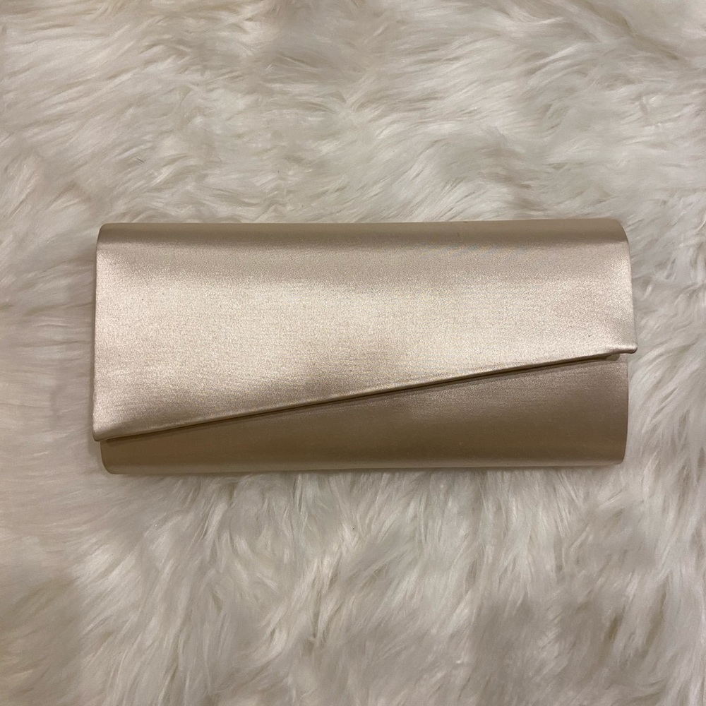 Champagne evening clutch
